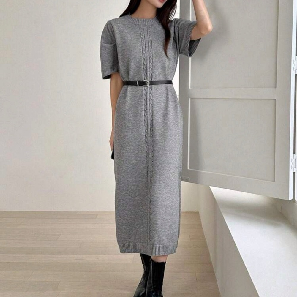 Grey Sweather Dress